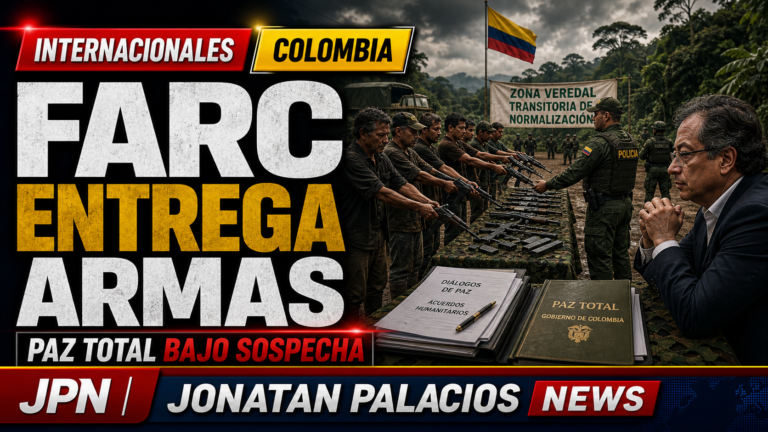 Internacionales: disidentes de las FARC entregan armas mientras Petro intenta salvar una paz total bajo sospecha