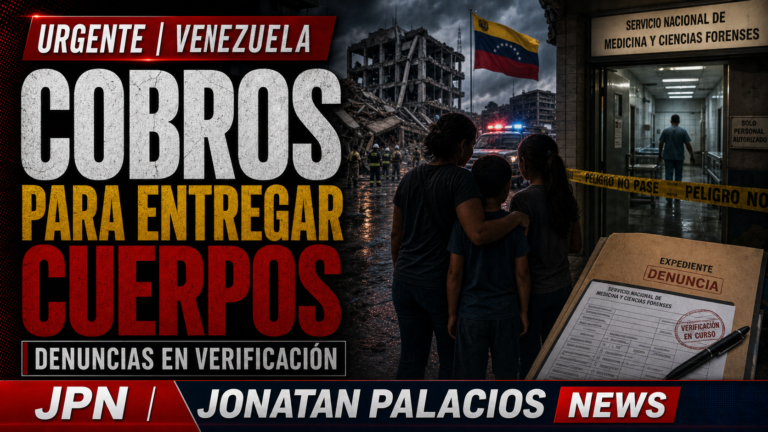 Denuncian presuntos cobros para entregar cuerpos en medio de la tragedia en Venezuela