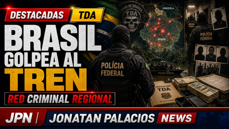 Noticias destacadas: Brasil golpea al Tren de Aragua y expone su red criminal regional