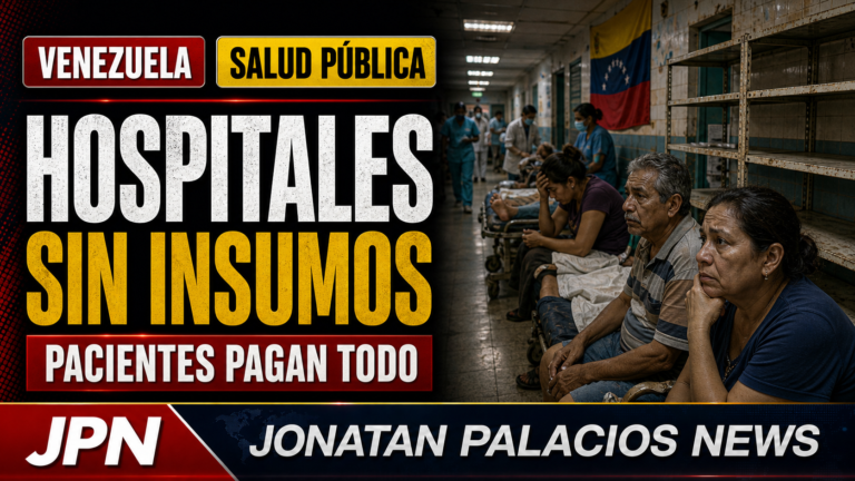 Imagen editorial sobre hospitales públicos y pacientes en Venezuela para Jonatan Palacios News