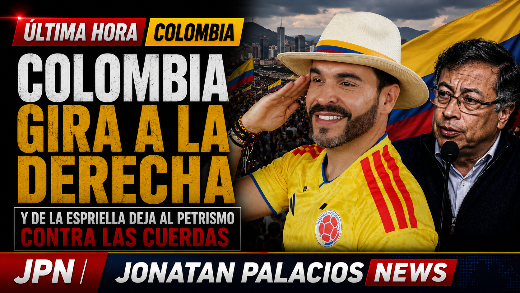 Última hora: Colombia gira a la derecha y De la Espriella deja al petrismo contra las cuerdas