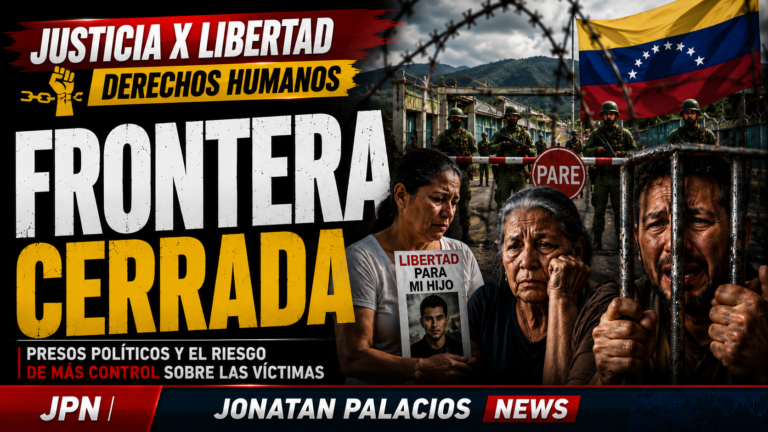 Justicia X Libertad: frontera cerrada, presos políticos y el riesgo de más control sobre las víctimas