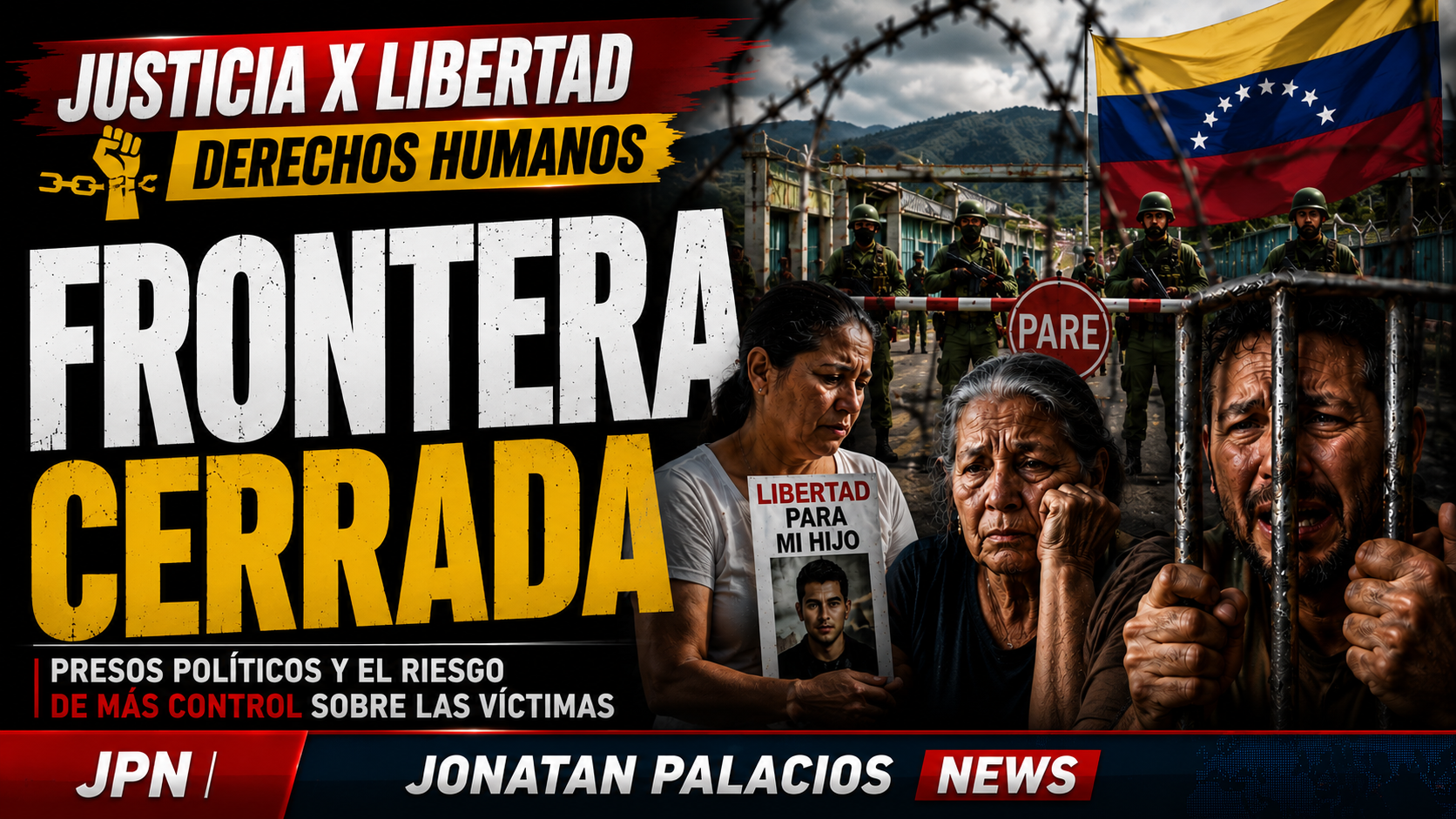 Justicia X Libertad: frontera cerrada, presos políticos y el riesgo de más control sobre las víctimas