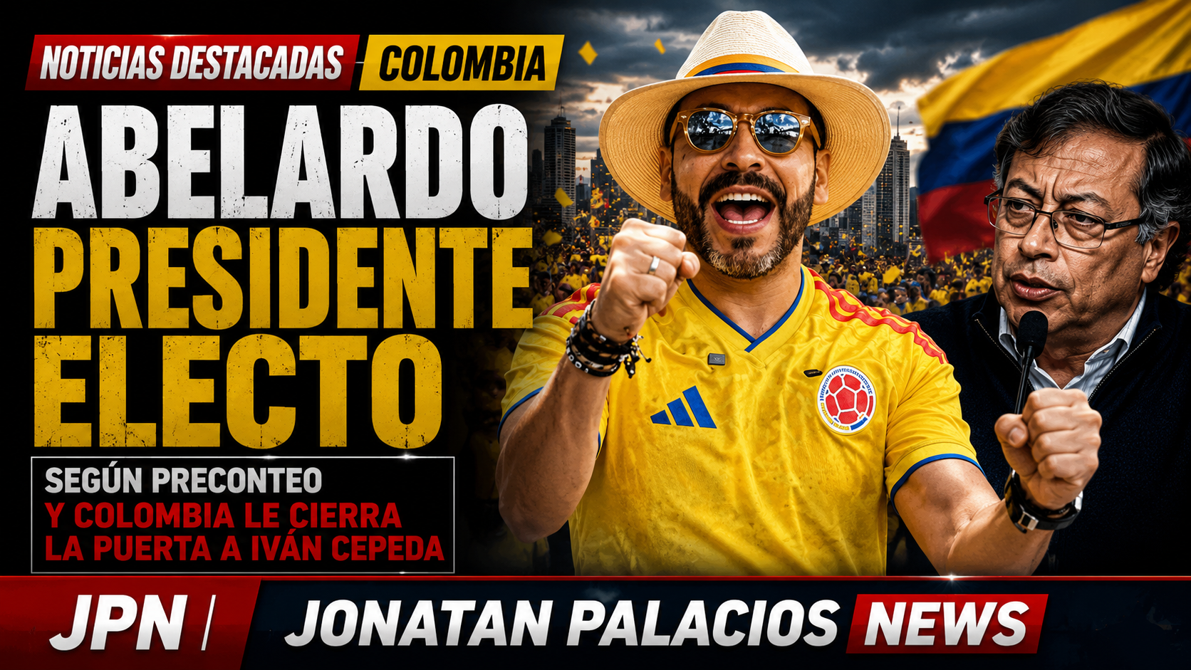Noticias destacadas: Abelardo presidente electo según preconteo y Colombia le cierra la puerta a Iván Cepeda