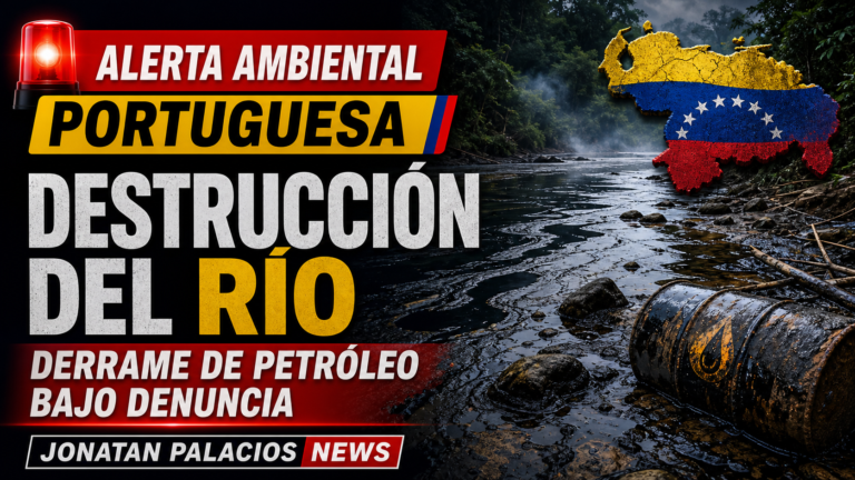 Alerta ambiental en Portuguesa: denuncian destrucción del río y derrame de petróleo