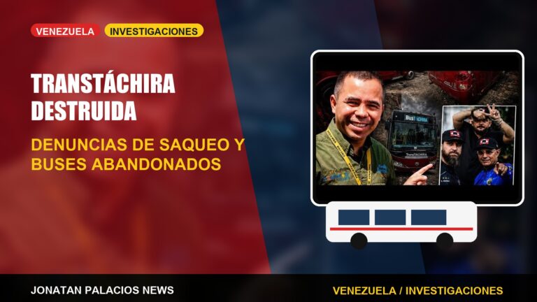 TransTáchira destruida, buses abandonados y señalamientos públicos en el Táchira