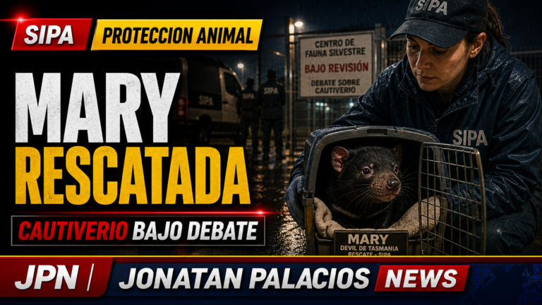 SIPA: Mary, la demonio de Tasmania rescatada, reabre el debate sobre cautiverio y protección animal