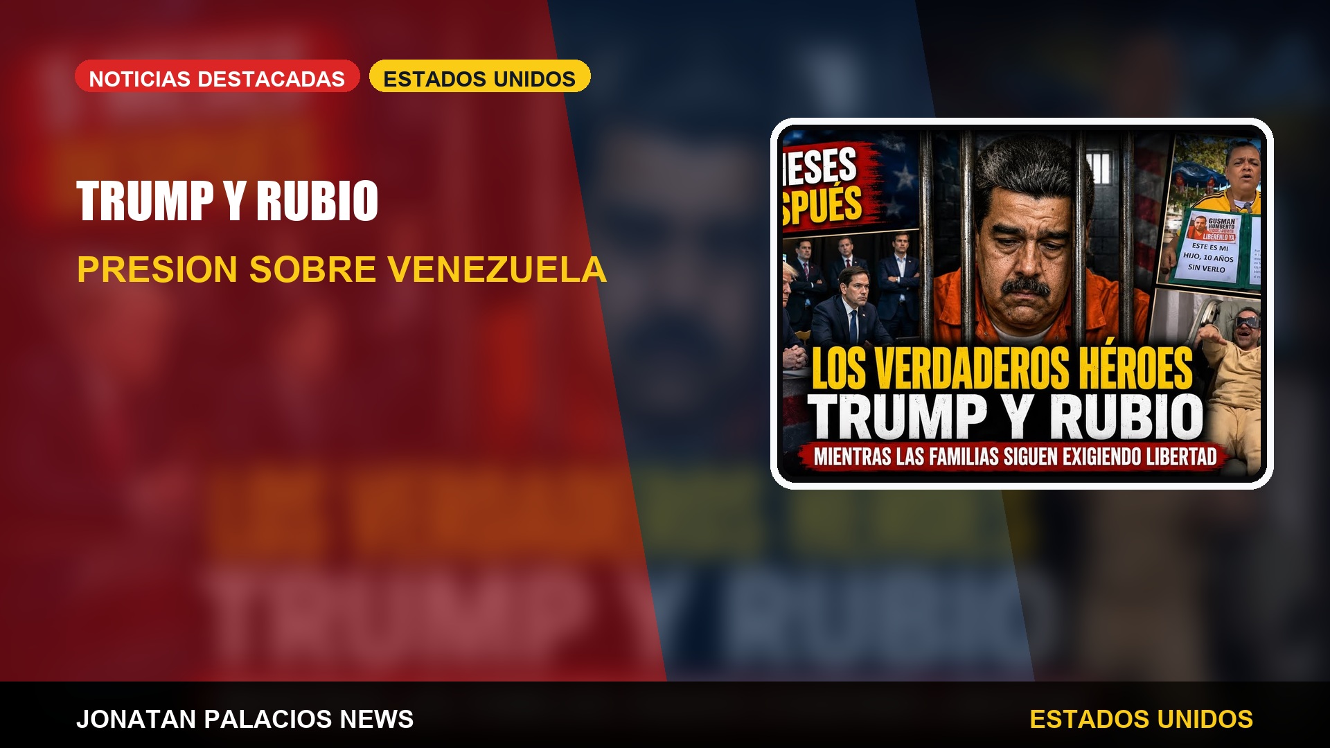 Cinco meses de presión: Trump y Rubio vuelven al centro del tablero venezolano