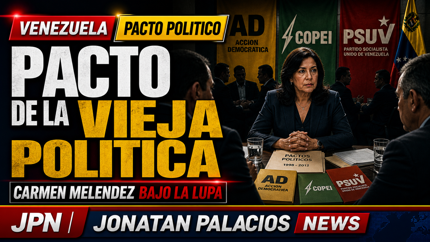 Venezuela: Carmen Meléndez, AD, Copei y PSUV reabren el debate sobre los pactos de la vieja política