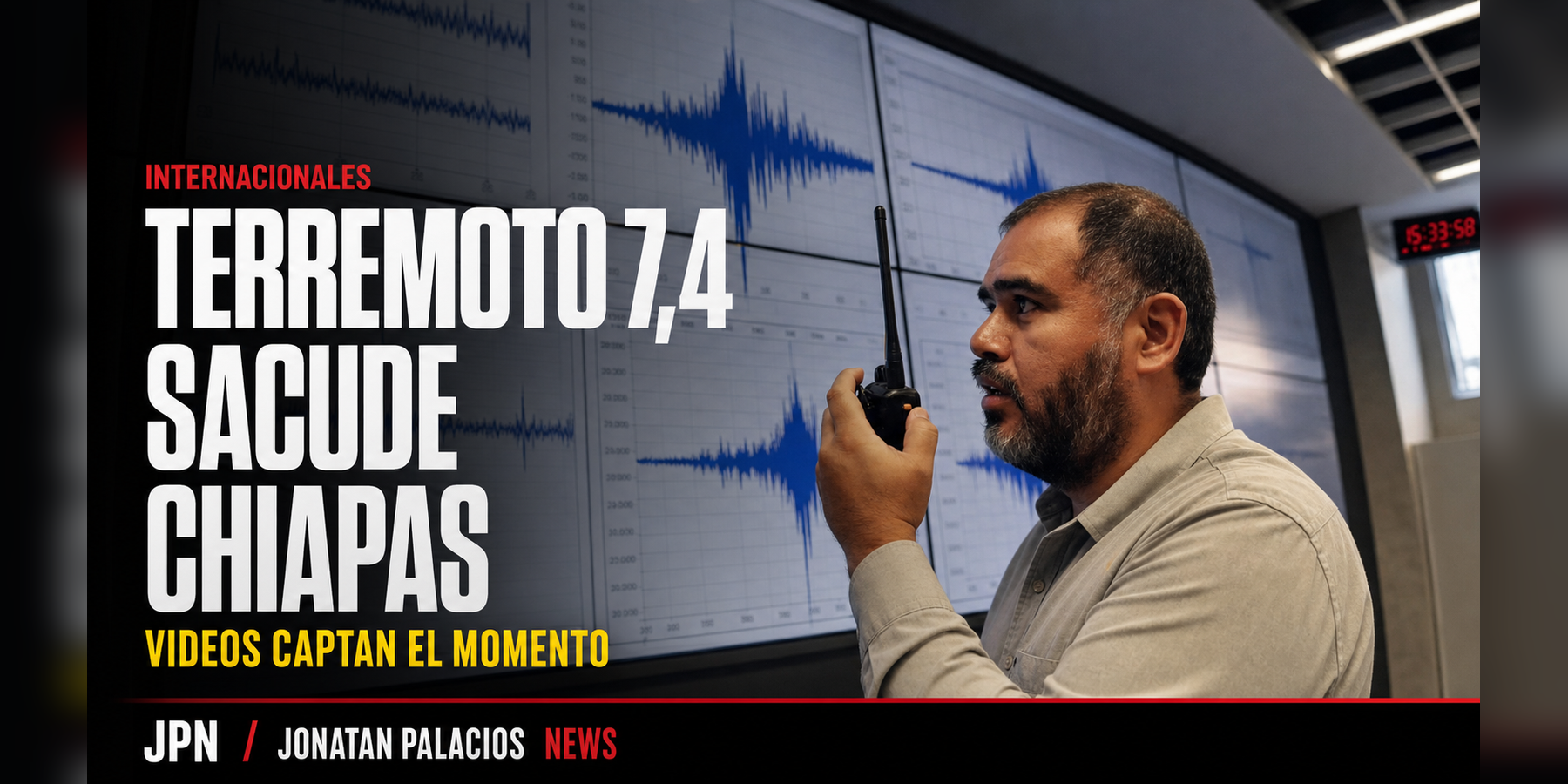 Videos captan la fuerza del sismo de magnitud 7,4 que estremeció Chiapas