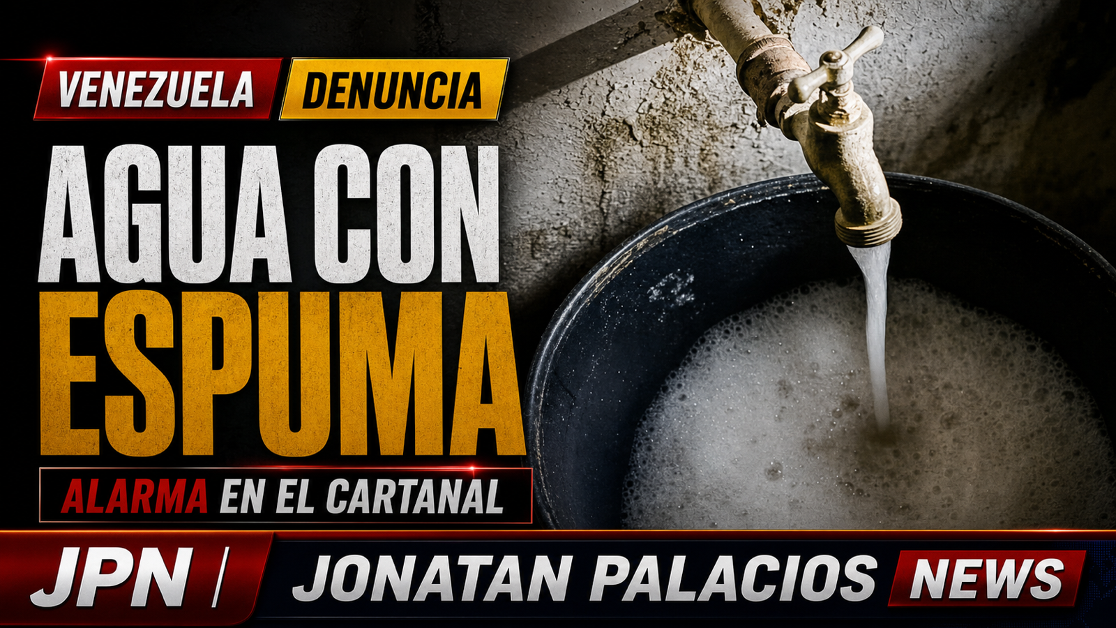 Agua con espuma en El Cartanal: vecinos exigen respuestas mientras millones petroleros siguen sin claridad