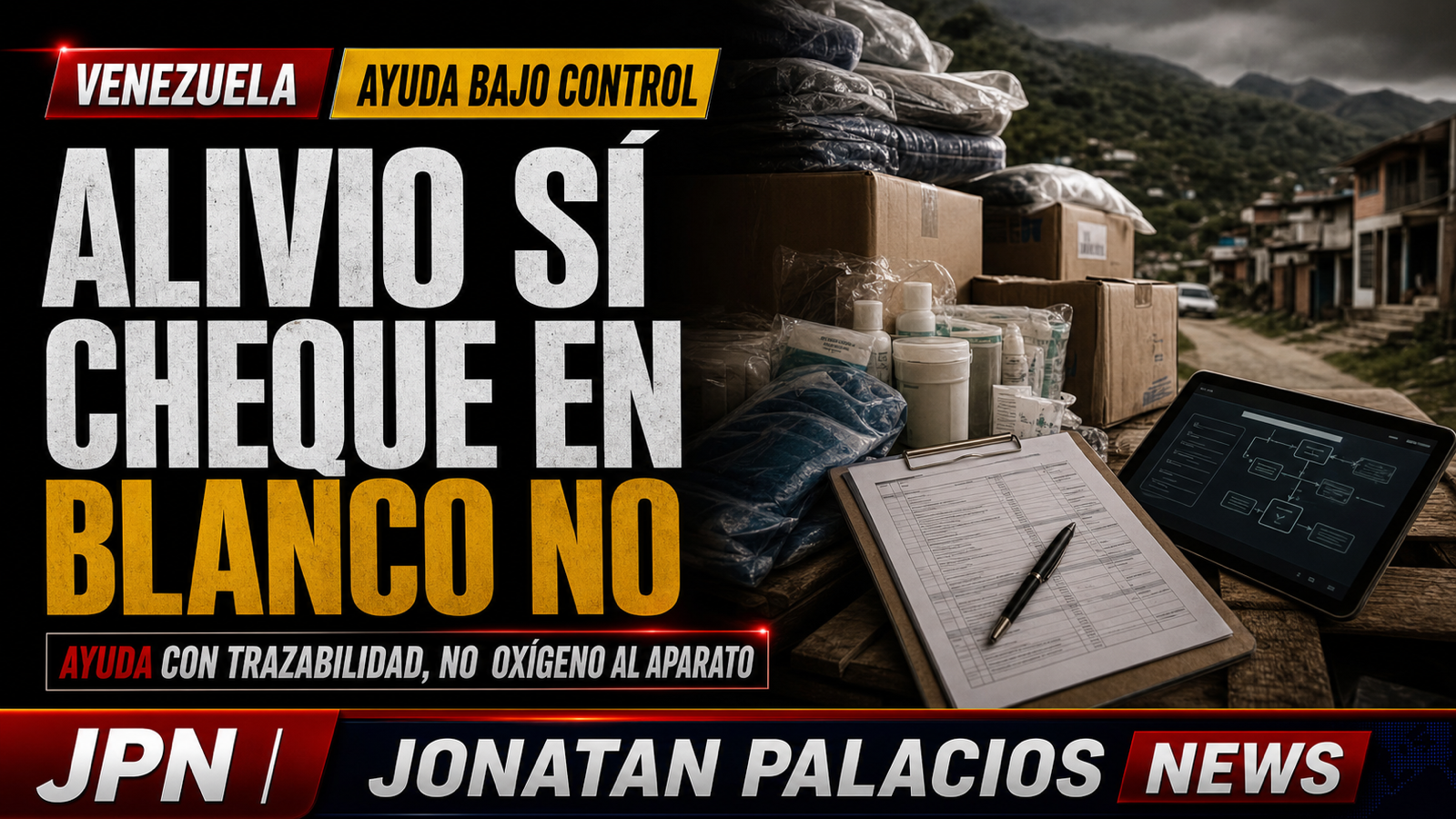 Ayuda humanitaria para Venezuela bajo control independiente