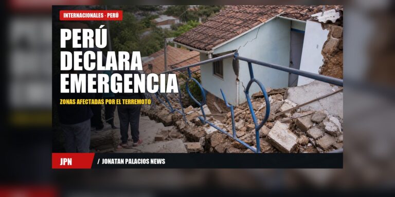 Tarjeta social: Perú declara emergencia en zonas afectadas por el terremoto