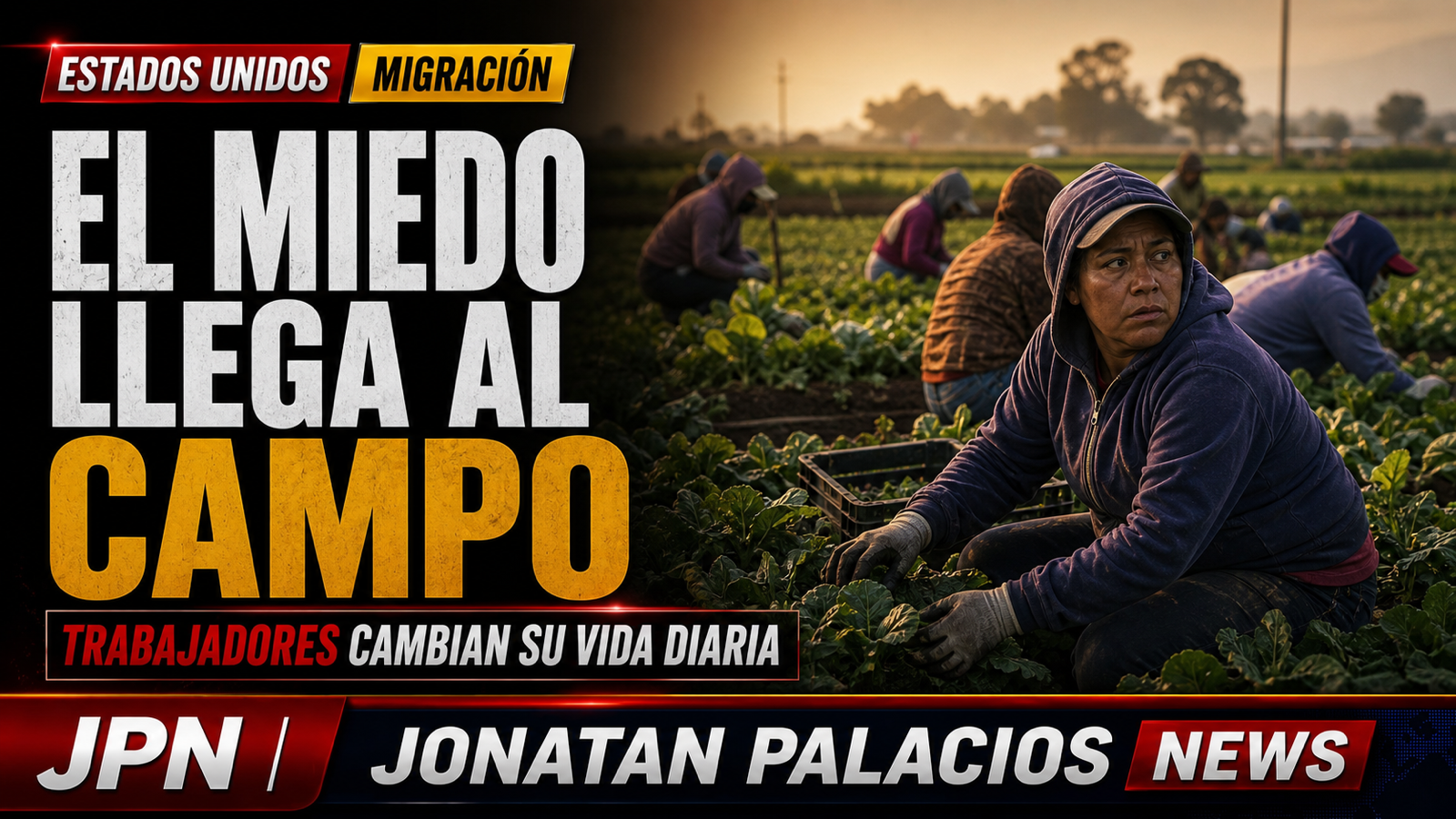 El miedo a las deportaciones encierra a trabajadores agrícolas y golpea la vida familiar en Estados Unidos