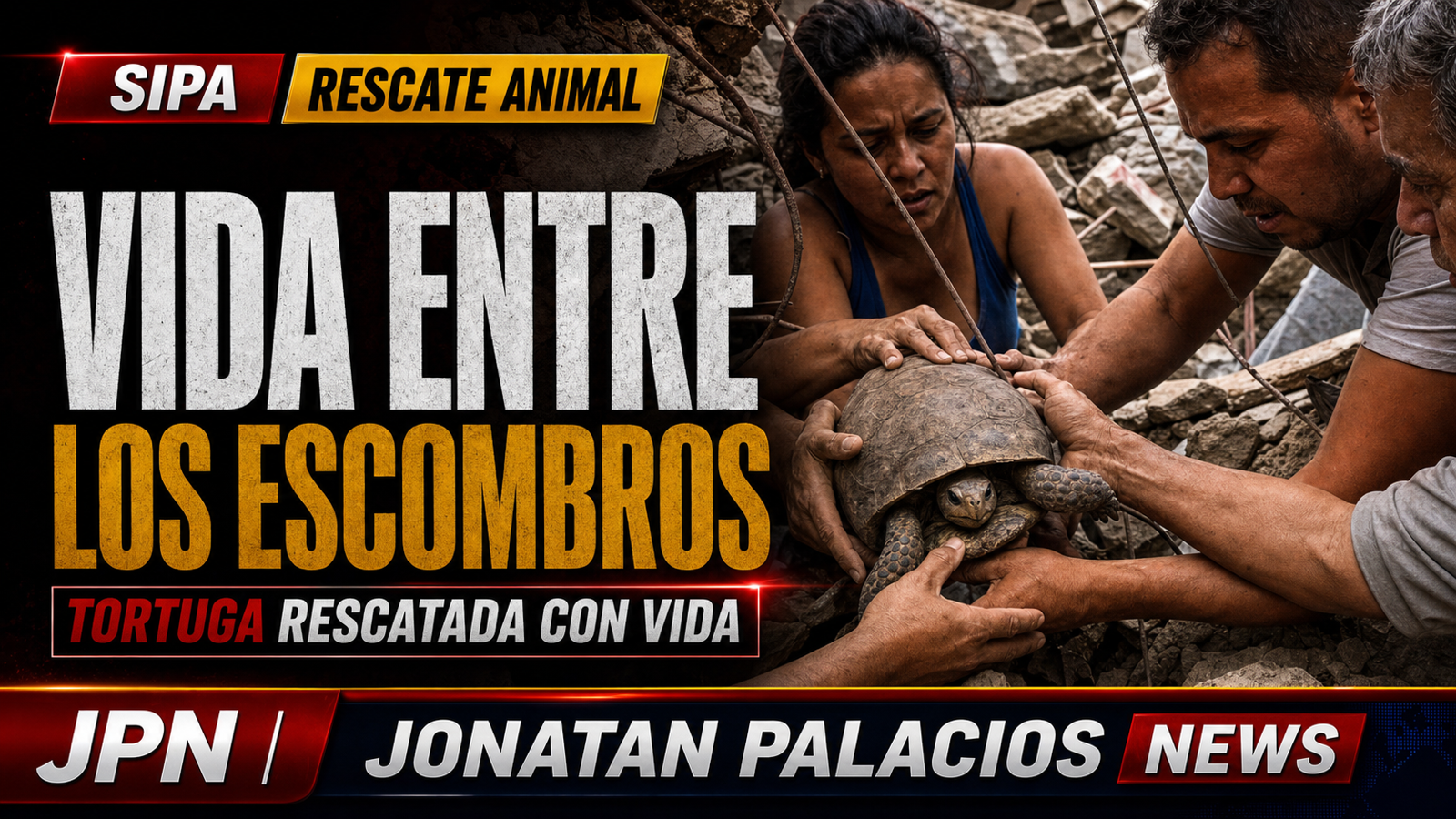 El rescate de un morrocoy tras los terremotos expone otra tragedia: la fauna silvestre convertida en mascota