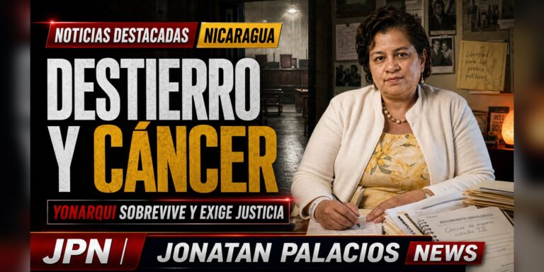 Tarjeta social: Yonarqui Martínez venció al cáncer en el exilio que le impuso la dictadura de Nicaragua