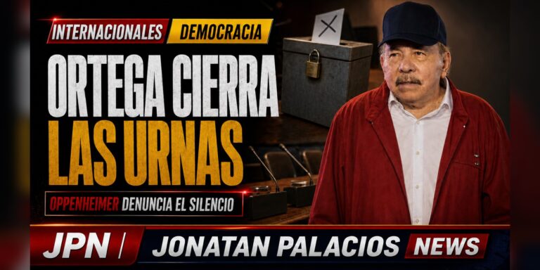 Tarjeta social: Ortega cierra la vía electoral en Nicaragua ante una respuesta internacional que Oppenheimer juzga insuficiente