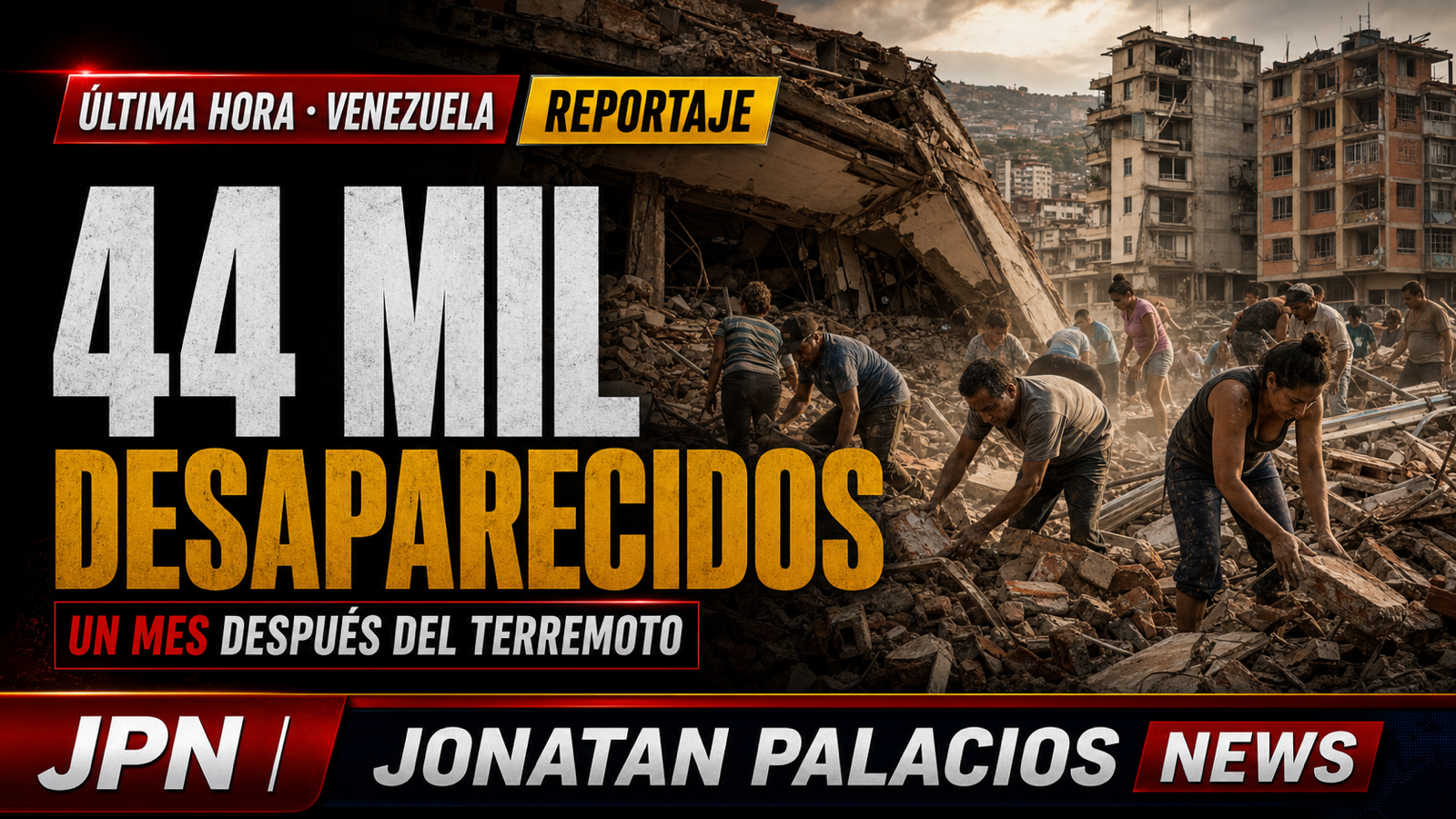 Un mes después del doble terremoto en Venezuela: 5.398 muertos y miles de desaparecidos sin registro oficial