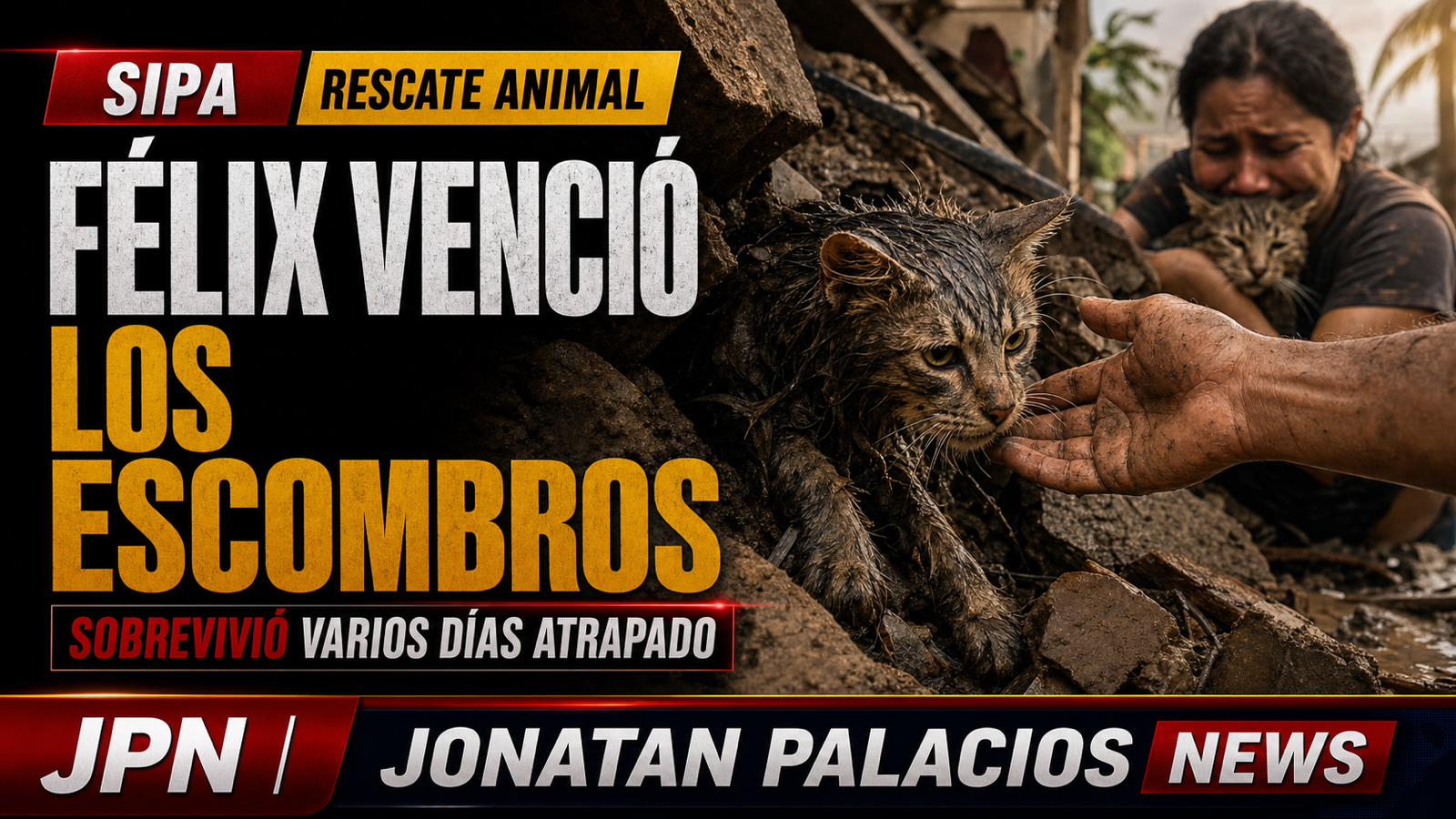 Félix sobrevivió; denuncian que gatos murieron tras la primera demolición activada por Cabello