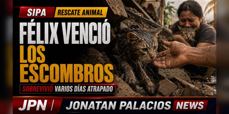 Tarjeta social: Félix sobrevivió bajo los escombros: su rescate exige planes que también protejan a los animales