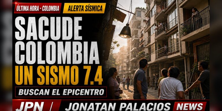 Tarjeta social: Terremoto en Colombia: el reporte sube a 7,4 y ubica el epicentro en Chocó