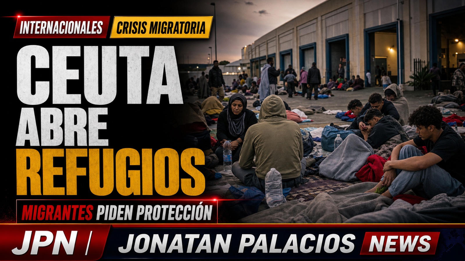 Ceuta adapta naves como refugios ante el aumento de migrantes que rechazan volver a Marruecos