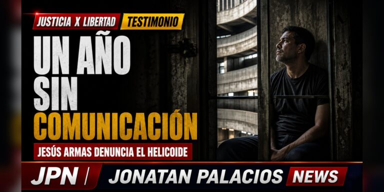 Tarjeta social: Jesús Armas rompe el silencio sobre 13 meses de encierro y un año incomunicado en El Helicoide