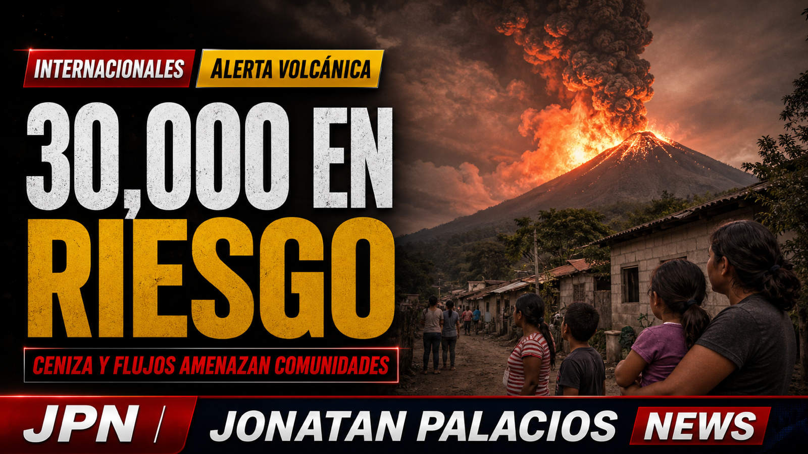 Volcán de Fuego eleva la amenaza sobre más de 30,000 personas en Guatemala