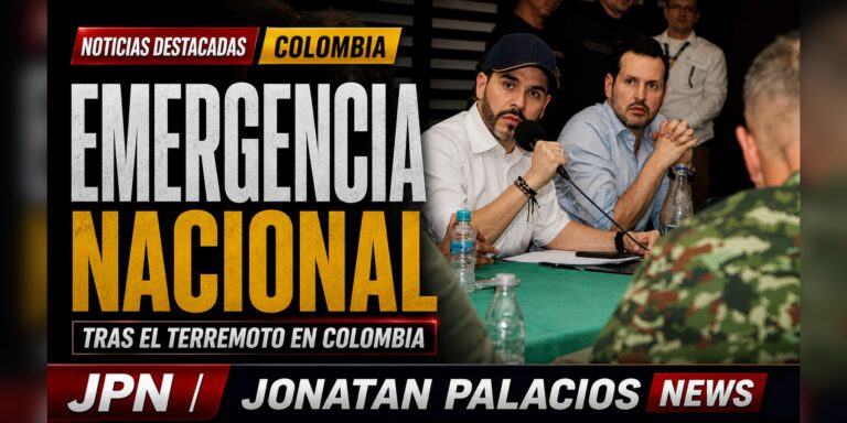 Tarjeta social: Terremoto en Colombia: emergencia nacional y una respuesta que ya se mide en vidas