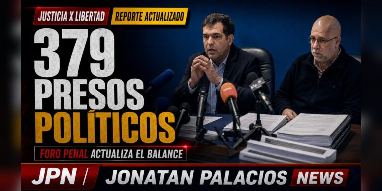 Tarjeta social: Foro Penal registra 379 presos políticos en Venezuela: 379 vidas que siguen esperando libertad