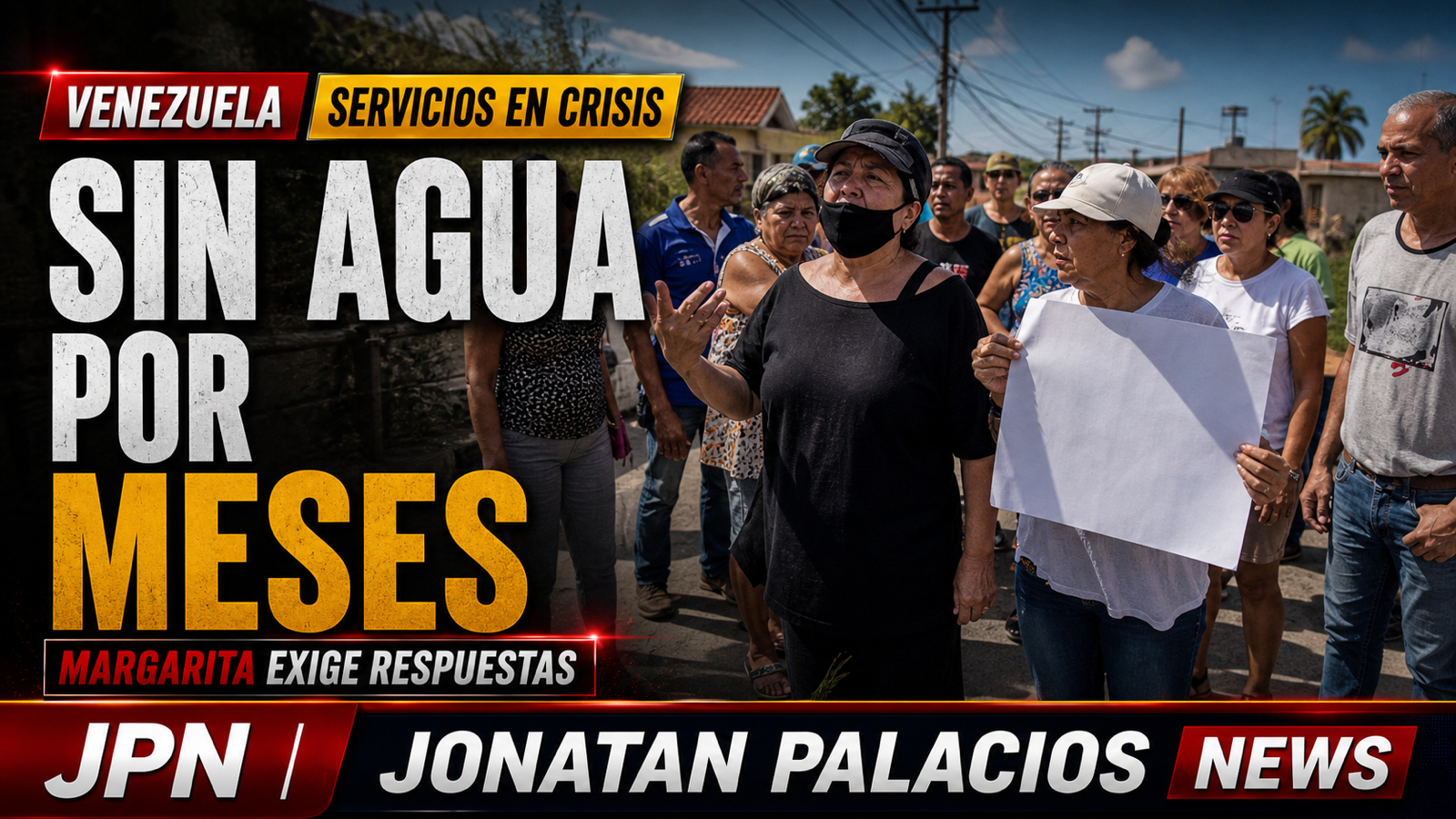 Carabobo protesta contra los apagones y Margarita soporta hasta 90 días sin agua bajo el aparato chavista
