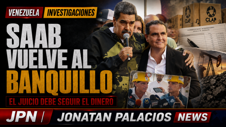 Alex Saab junto a Nicolás Maduro y Freddy Bernal en una portada documental sobre su juicio federal