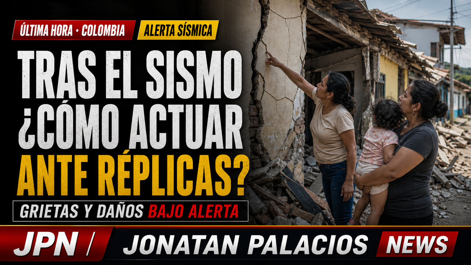 Sismo de magnitud 7,4 sacude Colombia: la atención se centra en las réplicas y los daños