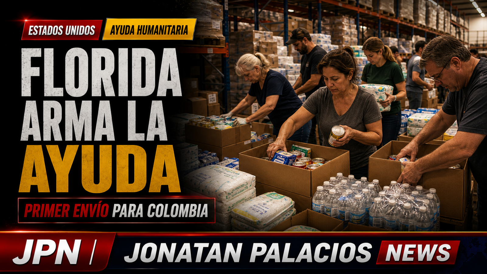 Florida prepara ayuda inmediata para las familias golpeadas por el sismo en Colombia