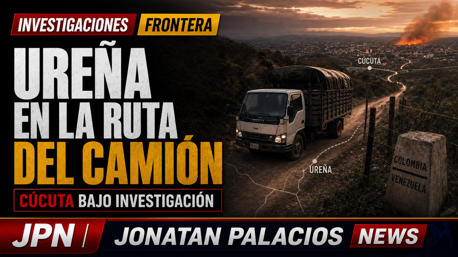 Ureña en la ruta del camión bomba: Jonatan Palacios denuncia años de control del ELN y protección política en la frontera