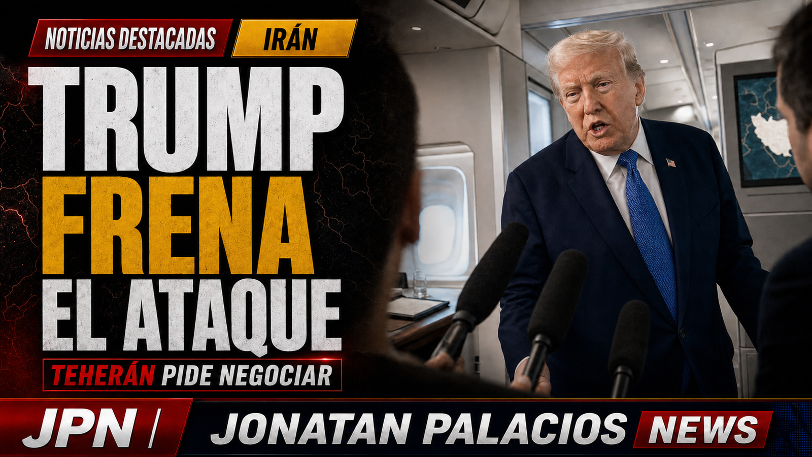 Trump cancela una ofensiva contra Irán y abre una negociación nuclear bajo presión regional