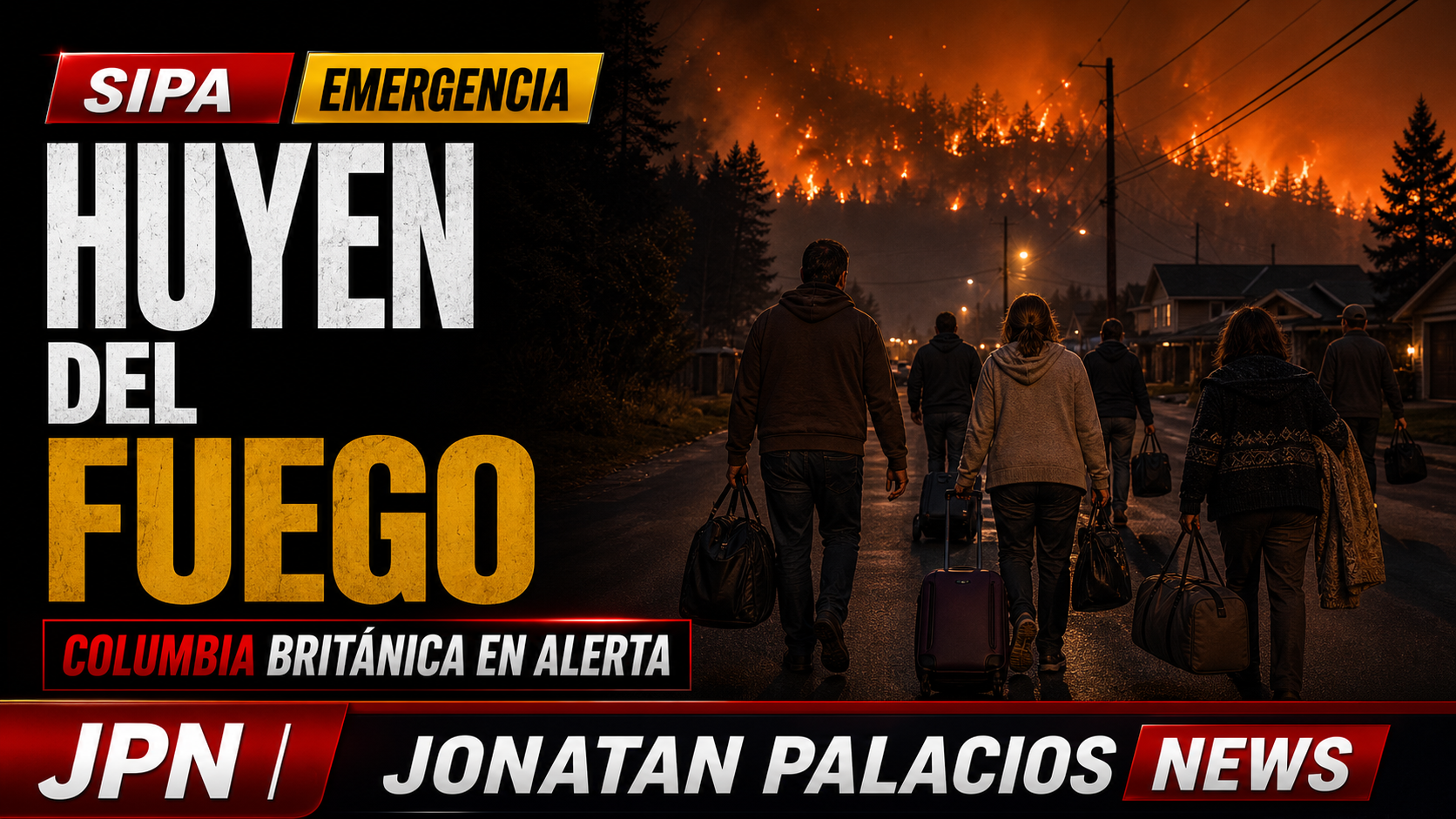 Incendio en Columbia Británica fuerza evacuaciones y amenaza hogares, fauna y bosques