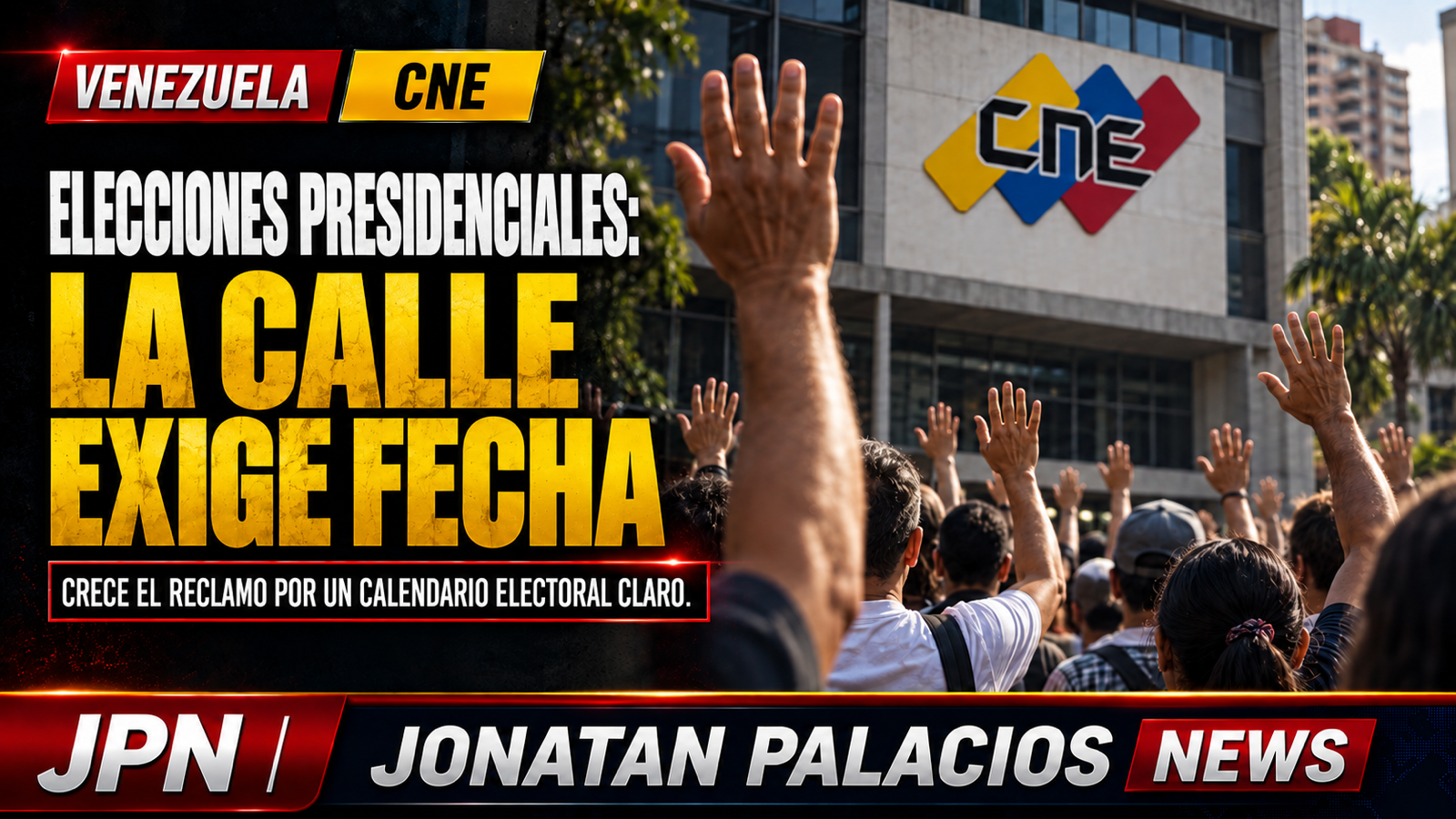 Un reclamo ciudadano pone las presidenciales en el centro de un calendario aún sin fecha