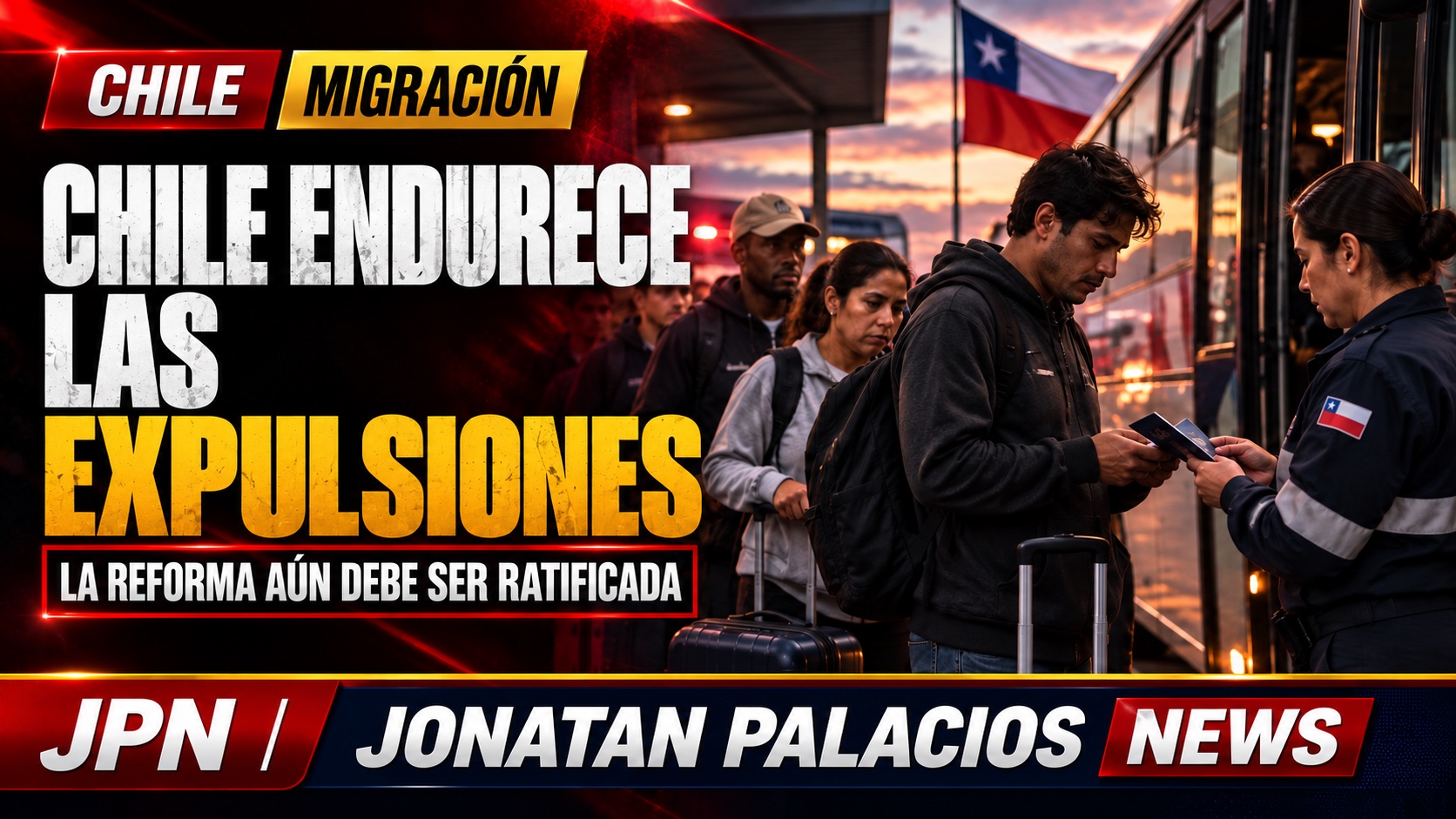 Chile endurece las expulsiones de migrantes