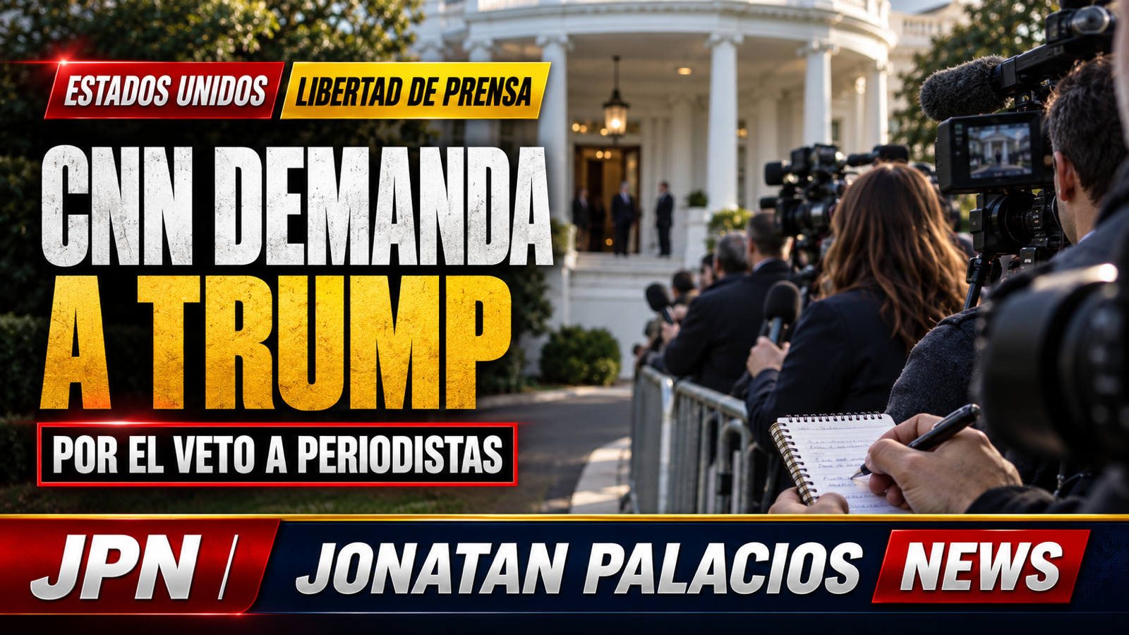 El veto de Trump a CNN, MS NOW y Politico llega a un juez federal