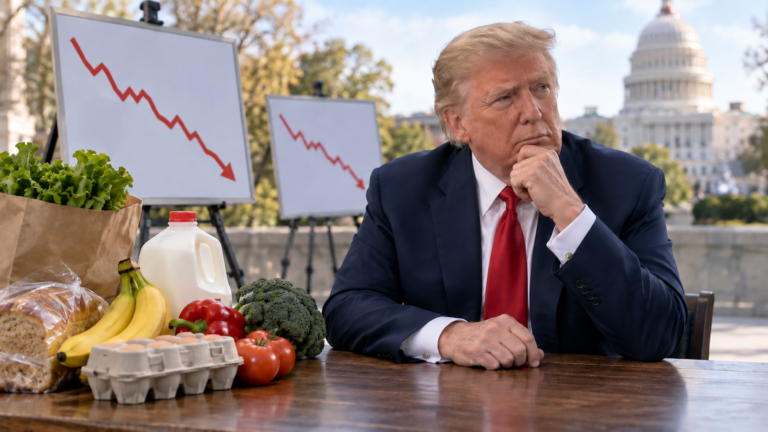 Miniatura limpia: Trump cae al 32 %; solo 17 % avala su manejo del costo de vida, según Reuters/Ipsos
