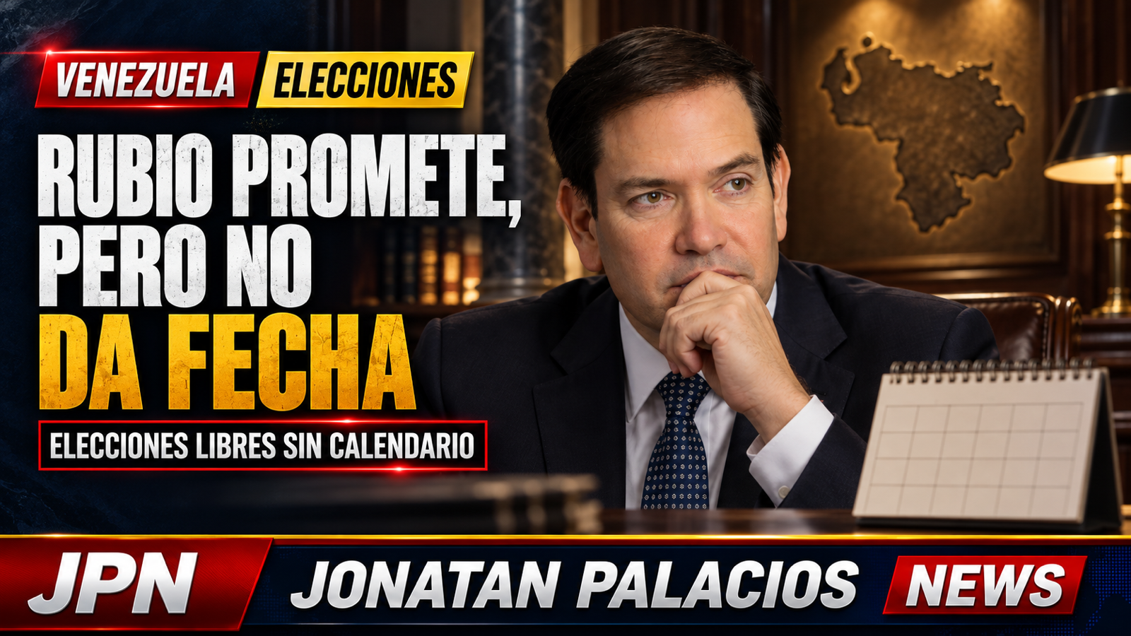 Rubio dice que EE. UU. trabaja por elecciones libres sin fijar fecha ni ruta pública para Venezuela