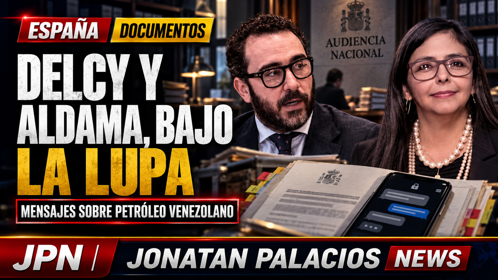 Cientos de mensajes entre Delcy Rodríguez y Aldama colocan el petróleo venezolano bajo análisis de la Audiencia Nacional