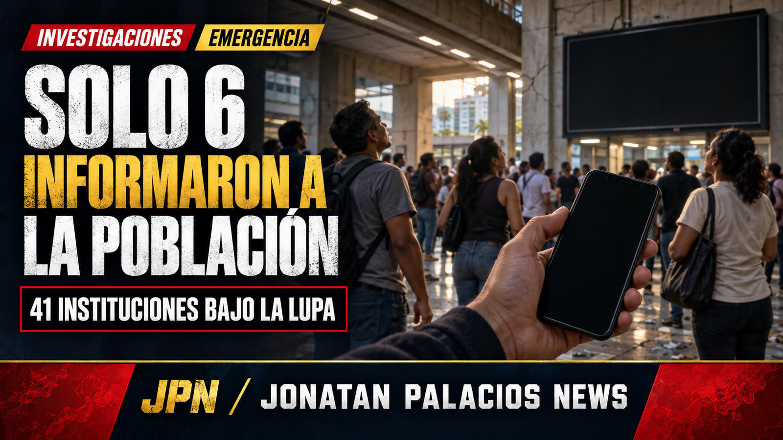ProBox registra que 35 de 41 instituciones callaron el primer día del doble terremoto
