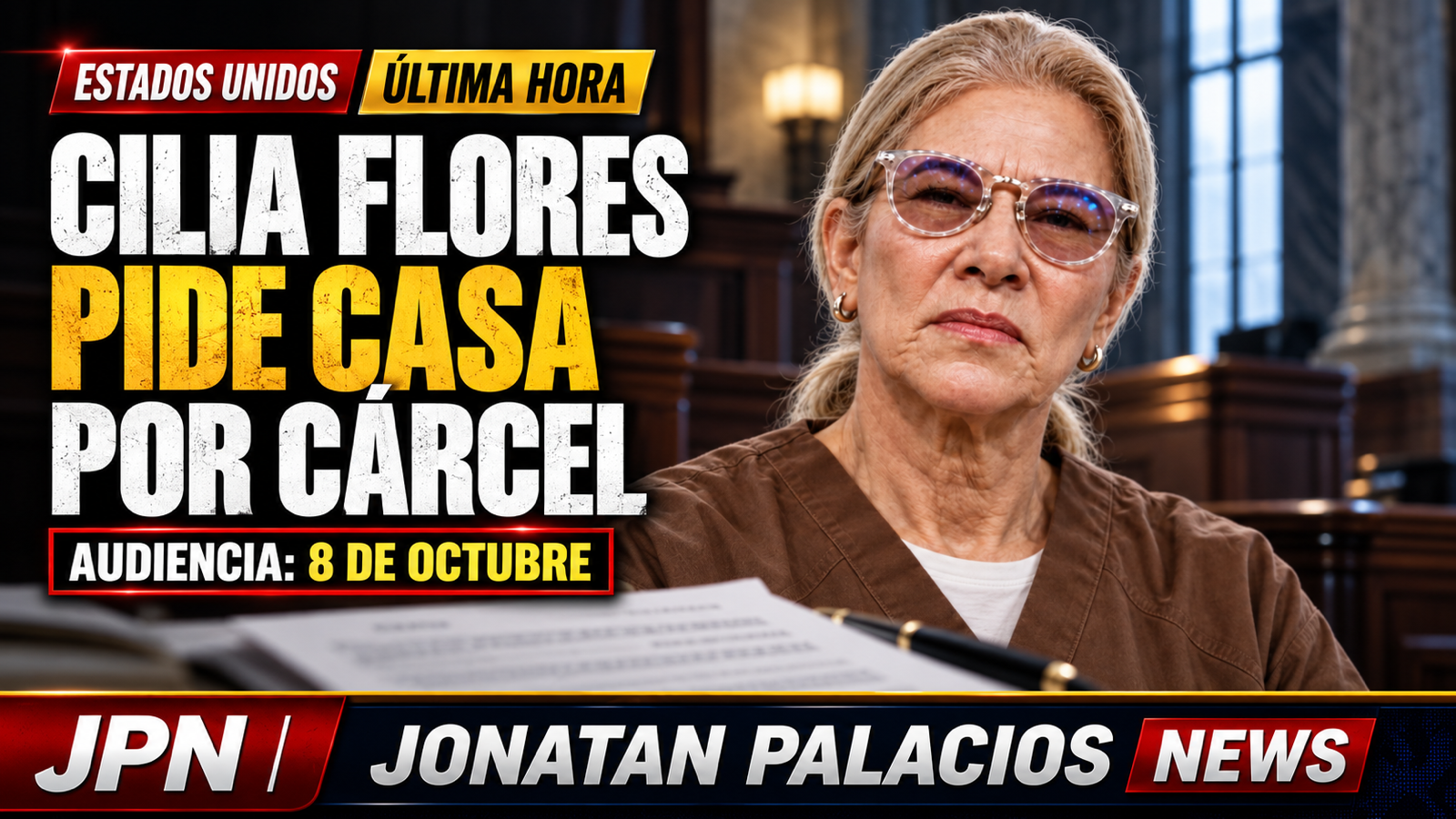 Cilia Flores pide arresto domiciliario con custodia privada; juez fija audiencia para el 8 de octubre