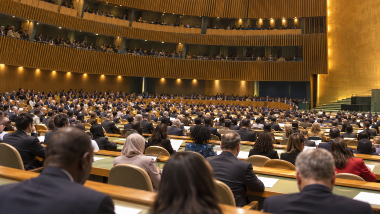 Miniatura limpia: La ONU reúne a 130 líderes bajo la presión de las guerras, la IA y los precios