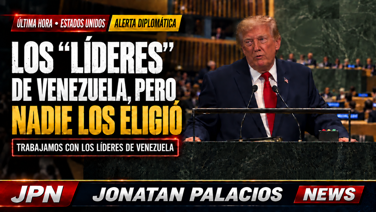Trump llama “líderes” a la cúpula sin mandato electoral que controla Venezuela