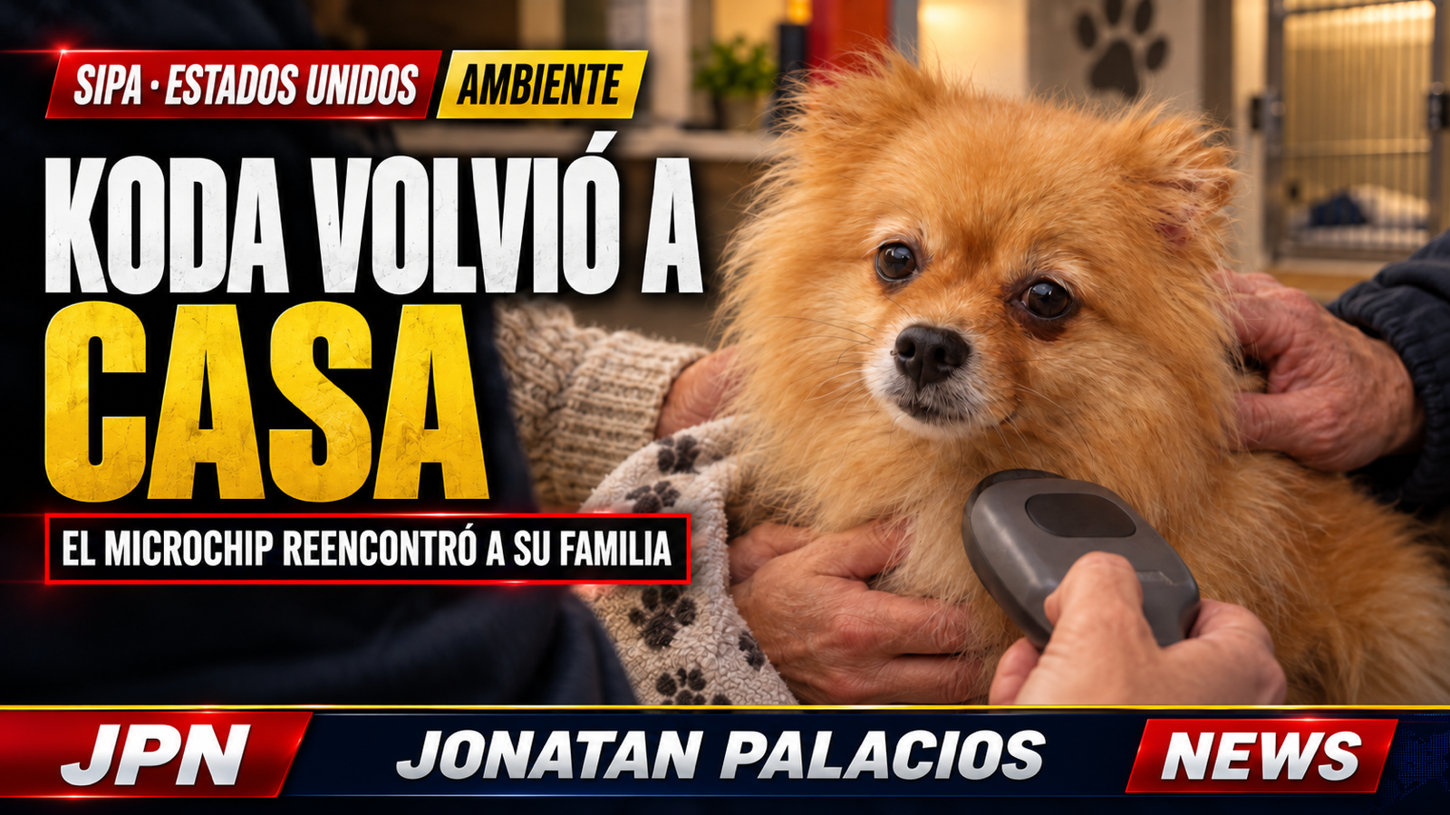Koda regresó con su familia tras más de tres semanas: el microchip que abrió el camino