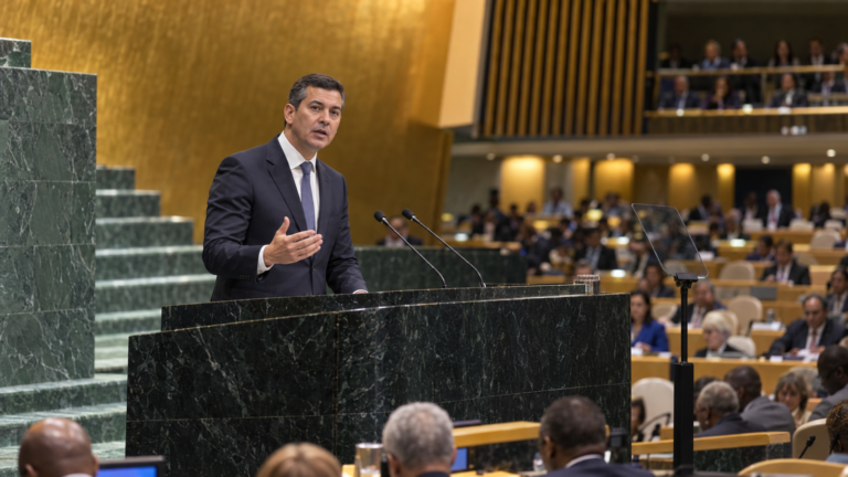 Miniatura: Santiago Peña lleva a la ONU el reclamo por elecciones libres en Venezuela