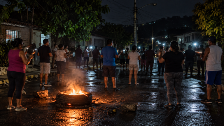 Miniatura limpia: Apagones de hasta 16 horas llevan protestas de Carabobo a Guárico